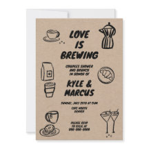 Love is Brewing Coffee Theme Couple Shower Brunch 
