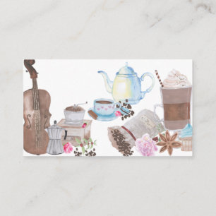 Love is Brewing Coffee Themed Shower Favor Cards