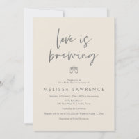 Love is brewing, Elegance Bridal Shower Beer Party