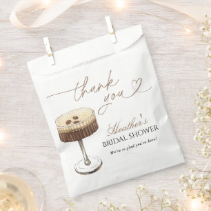 Love Is Brewing Espresso Martini Bridal Shower Favor Bag