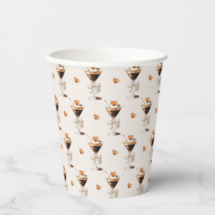 Love Is Brewing Espresso Martini Bridal Shower Paper Cups