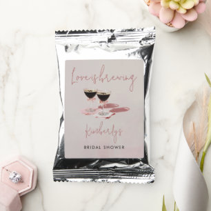 Love is Brewing Espresso Martini Pink Wedding Coffee Drink Mix
