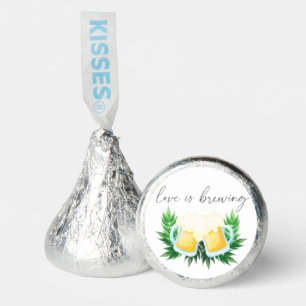 Love is Brewing Greenery Beer Bridal Shower  Hershey®'s Kisses®