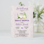 Love Is Brewing Herbal Tea | Bridal Shower Invitation (Standing Front)