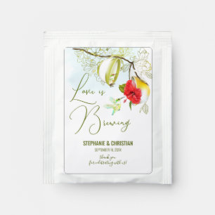 Love Is Brewing Hummingbird Teacup Tea Bag Drink Mix