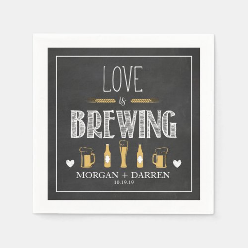 Love is Brewing Napkin