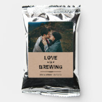 Love is Brewing Photo Wedding Coffee Drink Mix