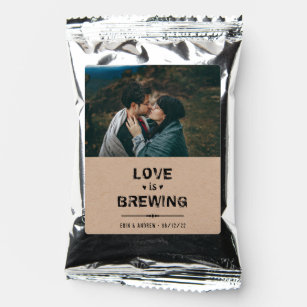 Love is Brewing Photo Wedding Coffee Drink Mix