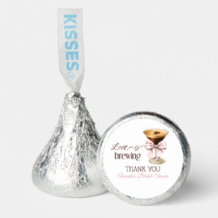 Love is Brewing Pink Bow Coffee Bridal Shower Hershey®'s Kisses®