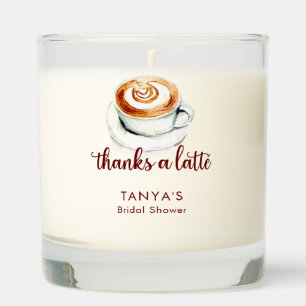 Love is Brewing Thanks a Latte Bridal Shower Scented Candle