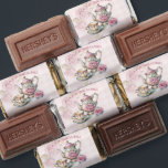 Love is brewing vintage bridal tea party favors<br><div class="desc">Vintage Victorian pink roses bridal tea party edible favors tea party bridal shower monogrammed customized mini chocolates,  elegant vintage Victorian style tea pot and tea cup soft pink girly bridal shower personalized party favors personalized mini chocolates favors tea party bridal shower  party supplies edible favors</div>