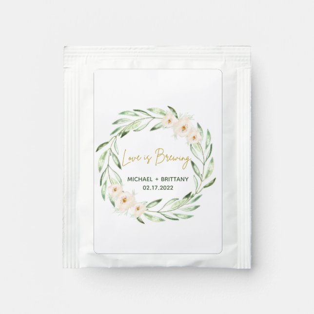Love is Brewing Wedding Drink Mix  (Front)