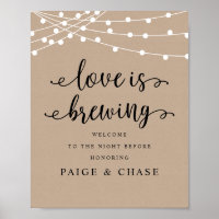 Love is Brewing, Wedding Rehearsal Dinner, Rustic