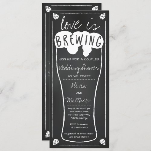 Love is Brewing Wedding Shower Invitation