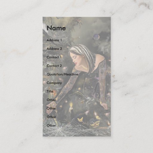 Customizable Love is... business card templates