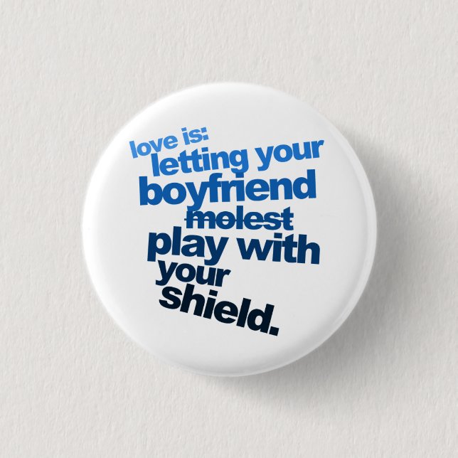 Love is buttons - small (Front)