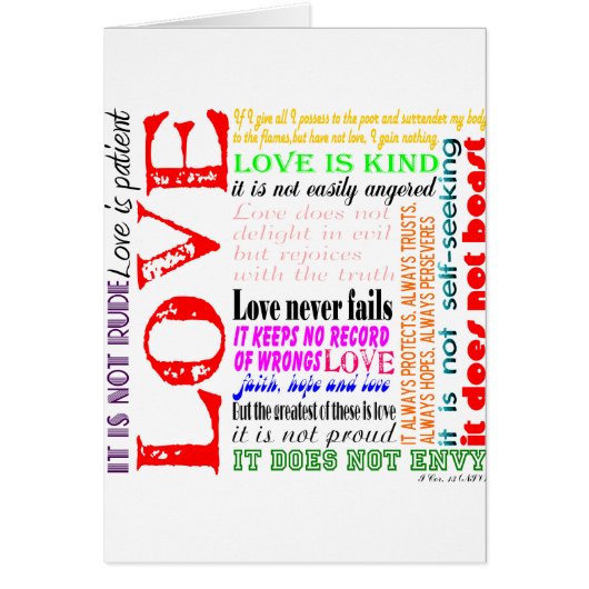 Love is... cards (Front)