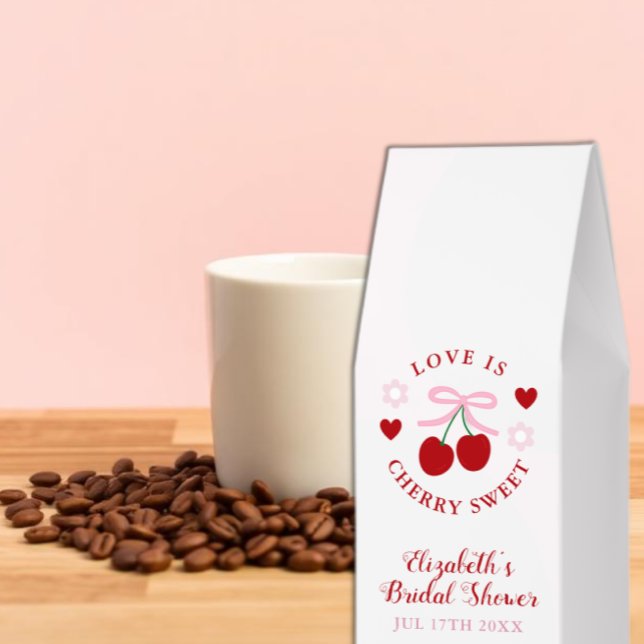 Love Is Cherry Sweet Bridal Shower Roasted Coffee (Creator Uploaded)