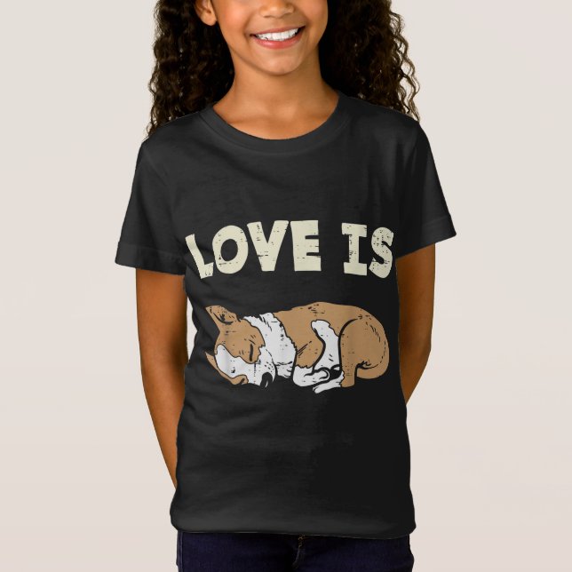 Love Is Chihuahua Chiwawa Animal Pet Dog Lover Own T-Shirt (Front)