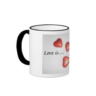 Love is...., chocolate mug