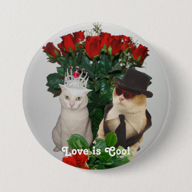 Love is Cool Button (Front)