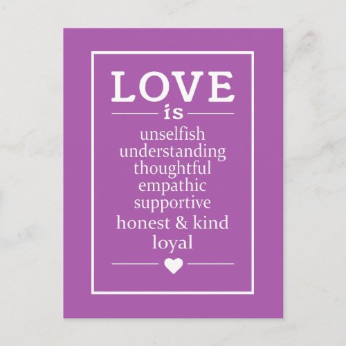 Love Is  custom text  color table seating cards