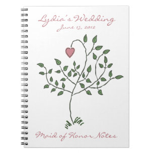 Love is deeply rooted Maid of Honor Notebook