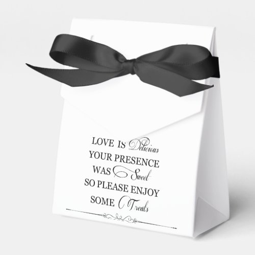 Love is delicious favor boxes