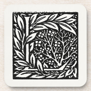 Love is Enough by William Morris Beverage Coaster