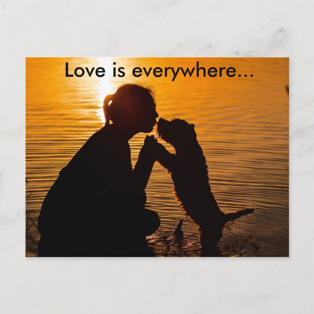 Love is everywhere - Postcard (Front)