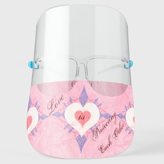 Love is . . . face shield (Front)