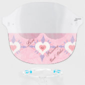 Love is . . . face shield (Front w/Glasses)