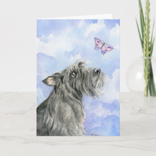 Love is Forever Scottie and Butterfly Card