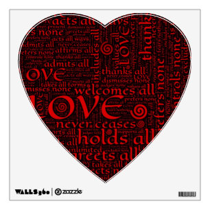 Love is Forever Vintage Chalkboard Wedding Sticker