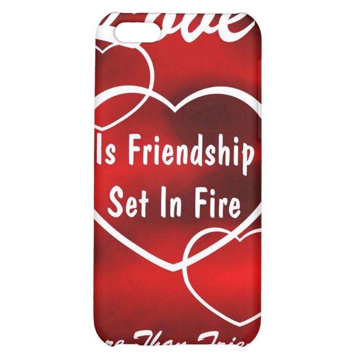 Love Is Friendship Set On Fire iPad Case4 Cust.