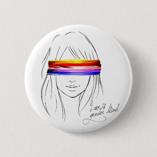 Love Is Gender Blind Button