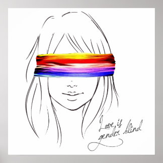 Love Is Gender Blind Poster