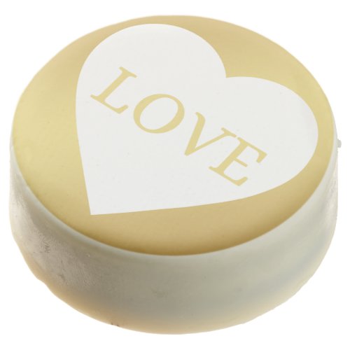 Love is Golden Sugar Cookie Edible Frosting Rounds
