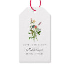 Love is in Bloom BoHo Bridal Shower Gift Tags