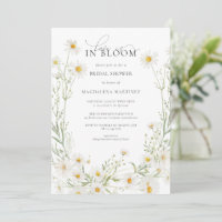 Love is in Bloom Boho Daisy Bridal Shower