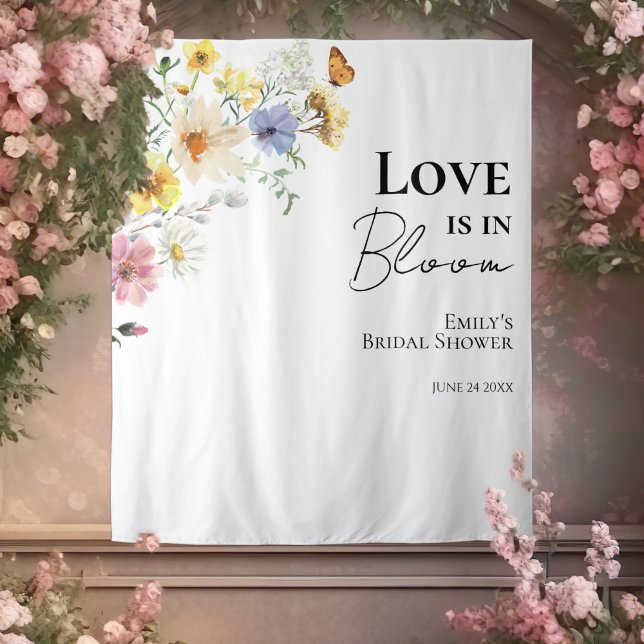 Love is in Bloom | Bridal Shower Backdrop (Creator Uploaded)