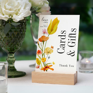 Love is in Bloom Bridal Shower Cards & Gifts Card