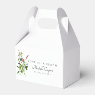 Love is in Bloom Bridal Shower Favor Box