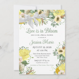 Love is in Bloom Bridal Shower Invitation