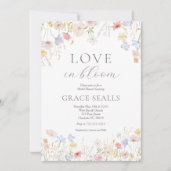 Love Is In Bloom Bridal Shower Invitation
