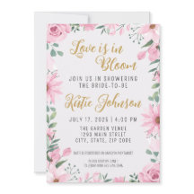 Love is in Bloom Bridal Shower Invitation
