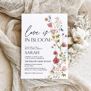 Love is In Bloom   Bridal Shower Invitation