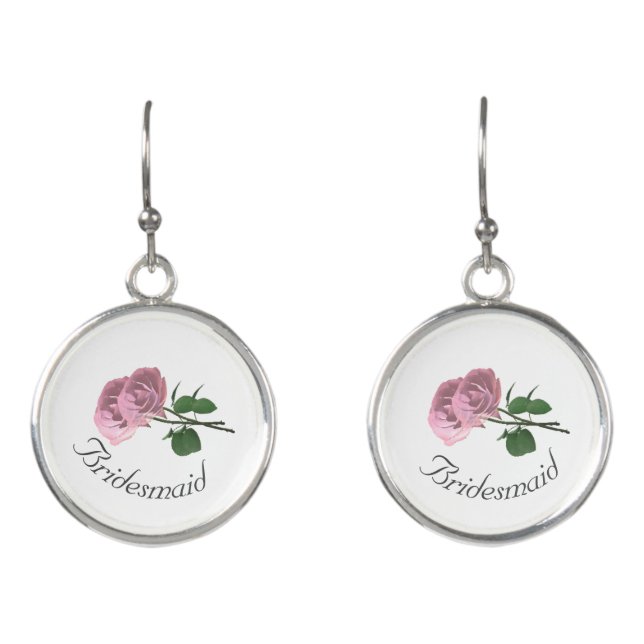 Love is in Bloom Bridesmaid  Earrings (Front)