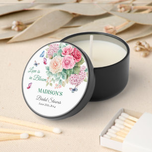 Love is in Bloom Butterflies Bridal Shower Mini Candle Favors