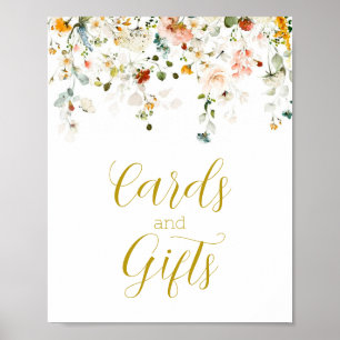 Love is in Bloom Cards and Gifts Sign